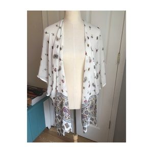 Sheer White Cardigan